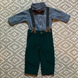 Boys carters newborn corderoy outfit